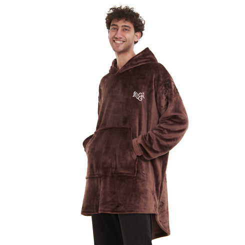 Snuggs Blanket Hoodie Brown